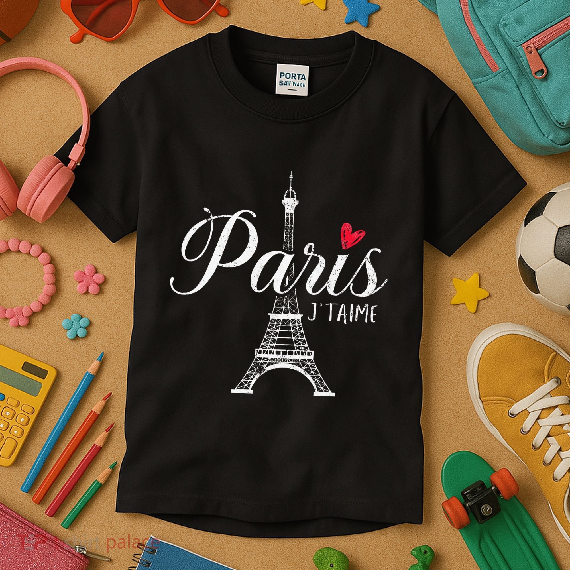 French France Paris Bonjour Marseille Monaco Eiffel Kids T-Shirt