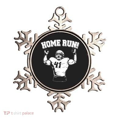 Funny Football Player Home Run Ornament
