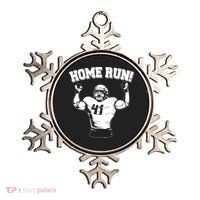 Funny Football Player Home Run Ornament thumb 0