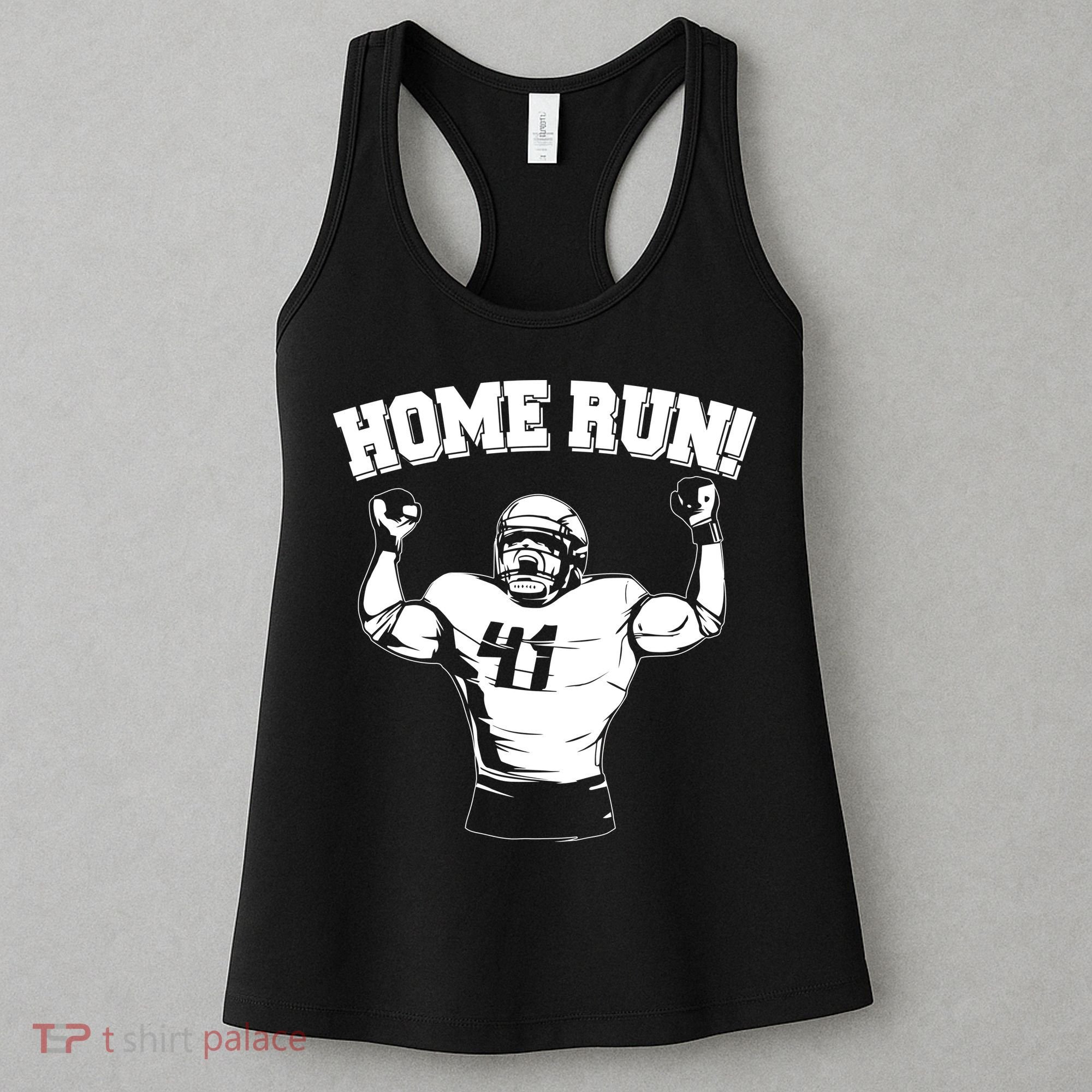 Funny Football Player Home Run Women's Tank Top
