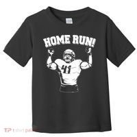 Funny Football Player Home Run Toddler T-Shirt thumb 0