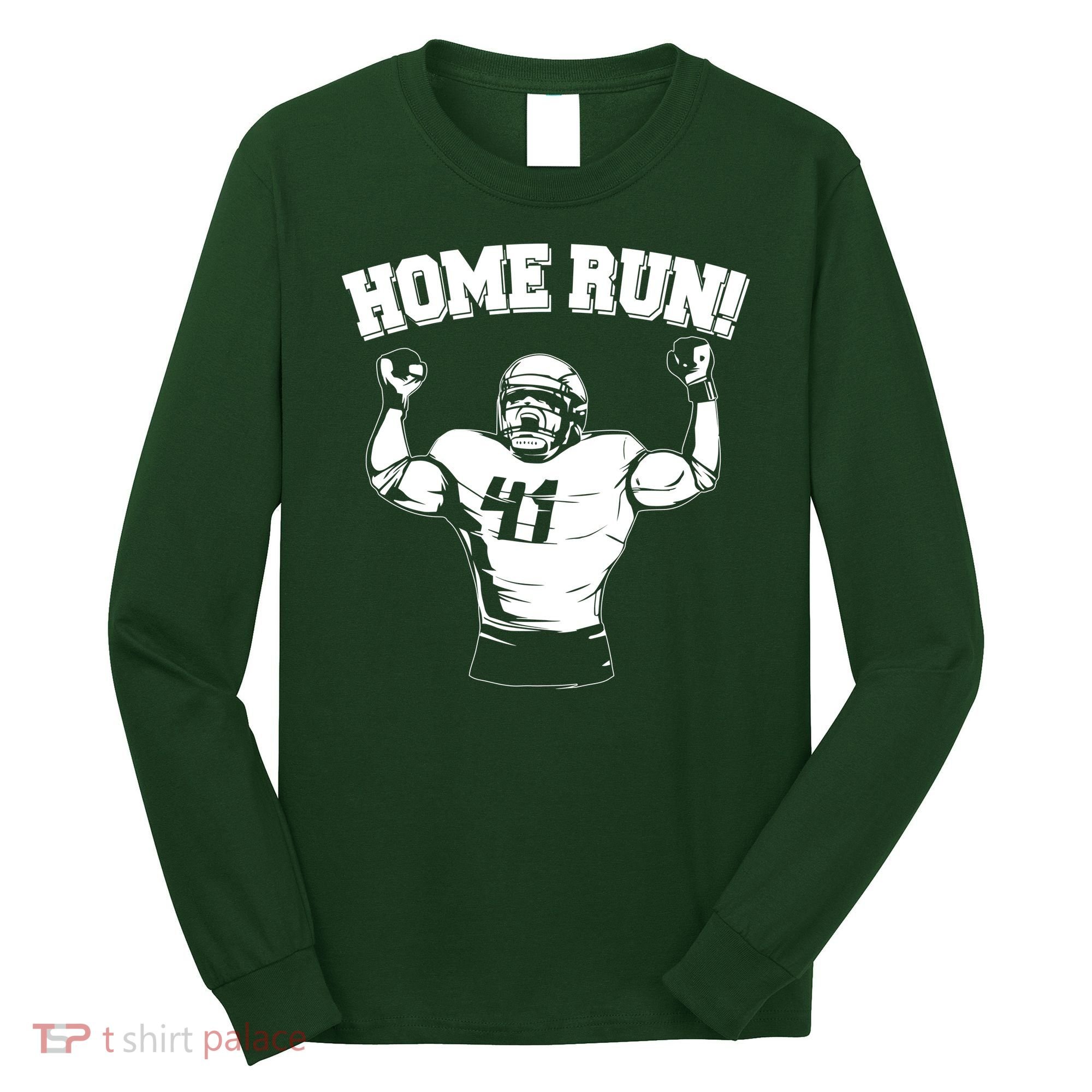 Funny Football Player Home Run Long Sleeve Shirt