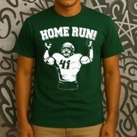 Funny Football Player Home Run T-Shirt thumb 3