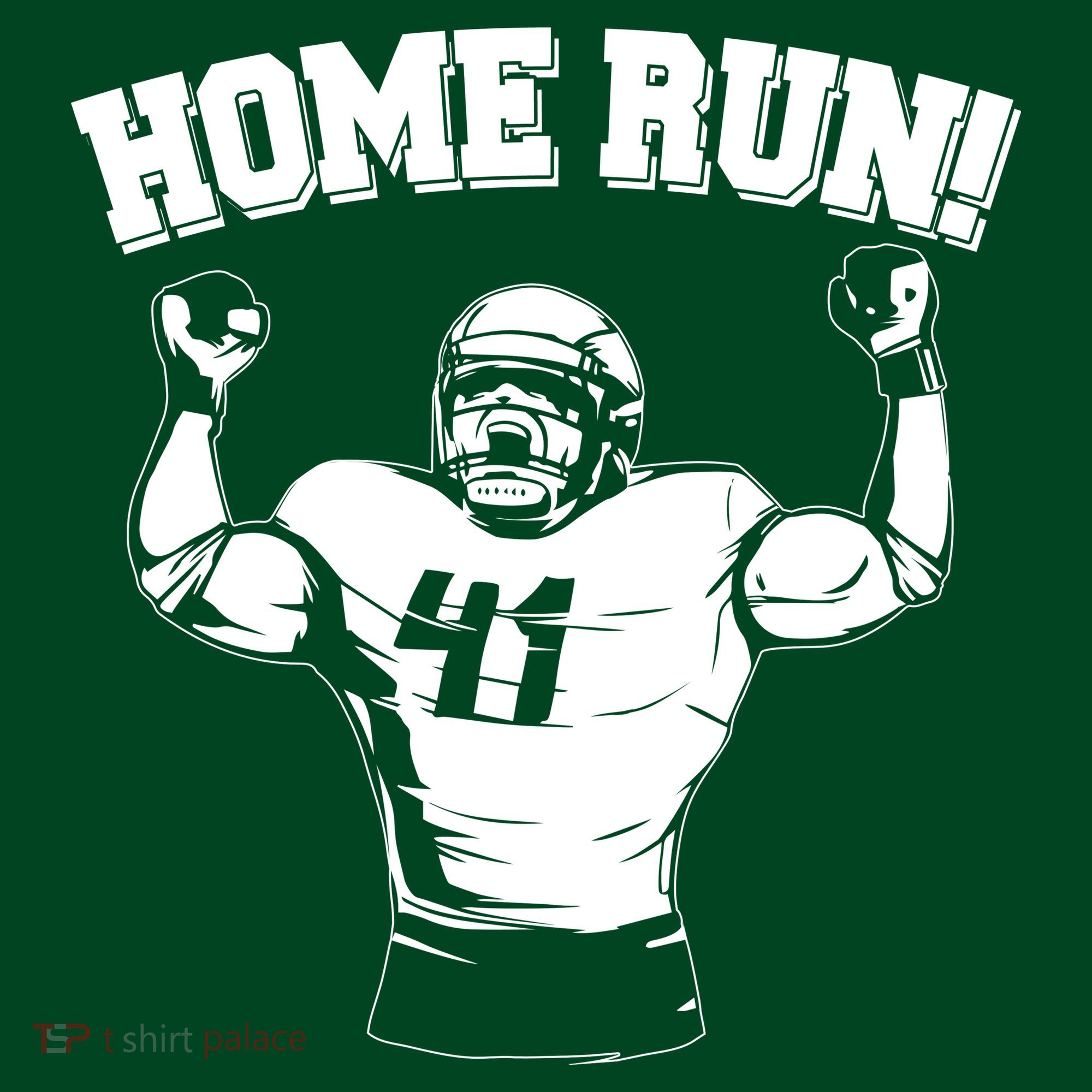 Funny Football Player Home Run Coaster