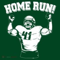Funny Football Player Home Run Visor thumb 3