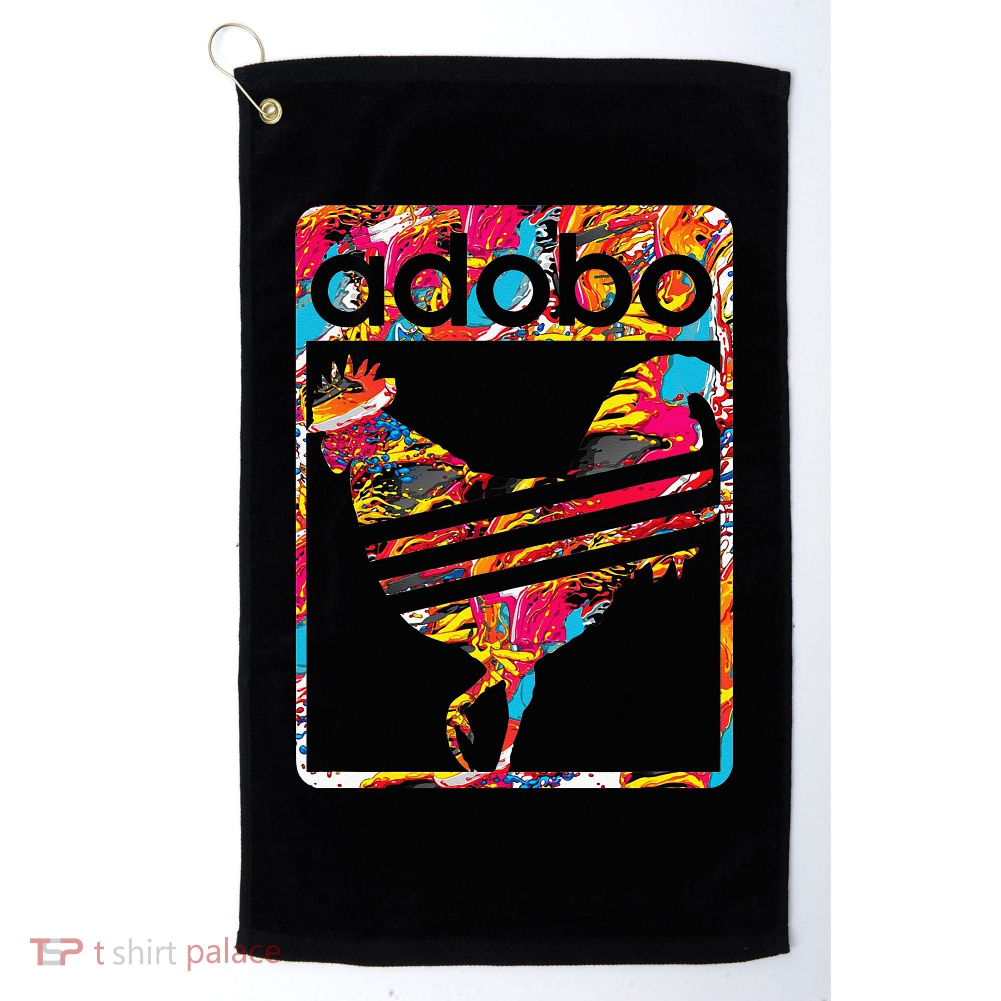 Funny Filipino Pinoy Chicken Adobo Golf Towel