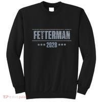 Fetterman For President 2028 Democratic Resistance Trump Sweatshirt thumb 0
