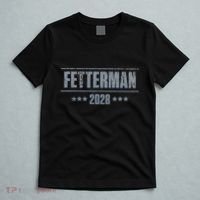 Fetterman For President 2028 Democratic Resistance Trump T-Shirt thumb 5