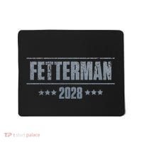 Fetterman For President 2028 Democratic Resistance Trump Mousepad thumb 0