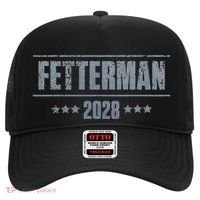 Fetterman For President 2028 Democratic Resistance Trump Hat thumb 0