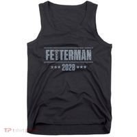 Fetterman For President 2028 Democratic Resistance Trump Tank Top thumb 0