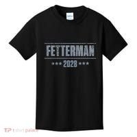 Fetterman For President 2028 Democratic Resistance Trump Kids T-Shirt thumb 0