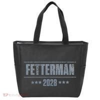Fetterman For President 2028 Democratic Resistance Trump Tote Bag thumb 0