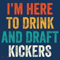 Fantasy Football Party Drink Draft Kickers Funny Sport Retro Mousepad thumb 1