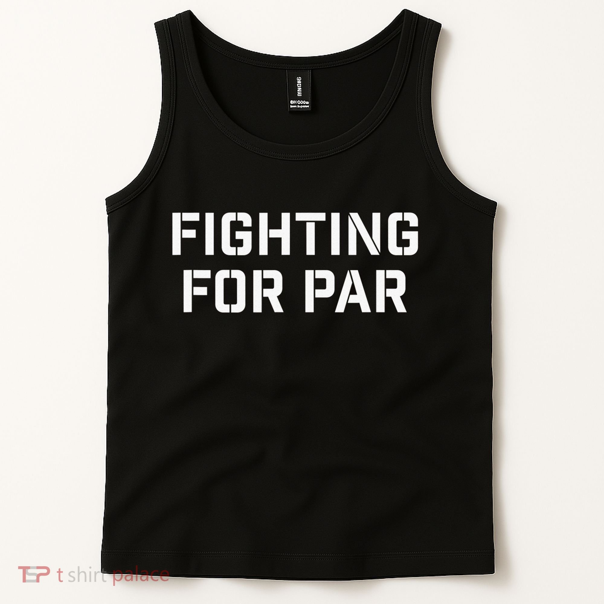 Fighting For Par Golf Funny golf player Tank Top