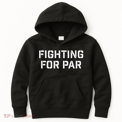 Fighting For Par Golf Funny golf player Kids Hoodie