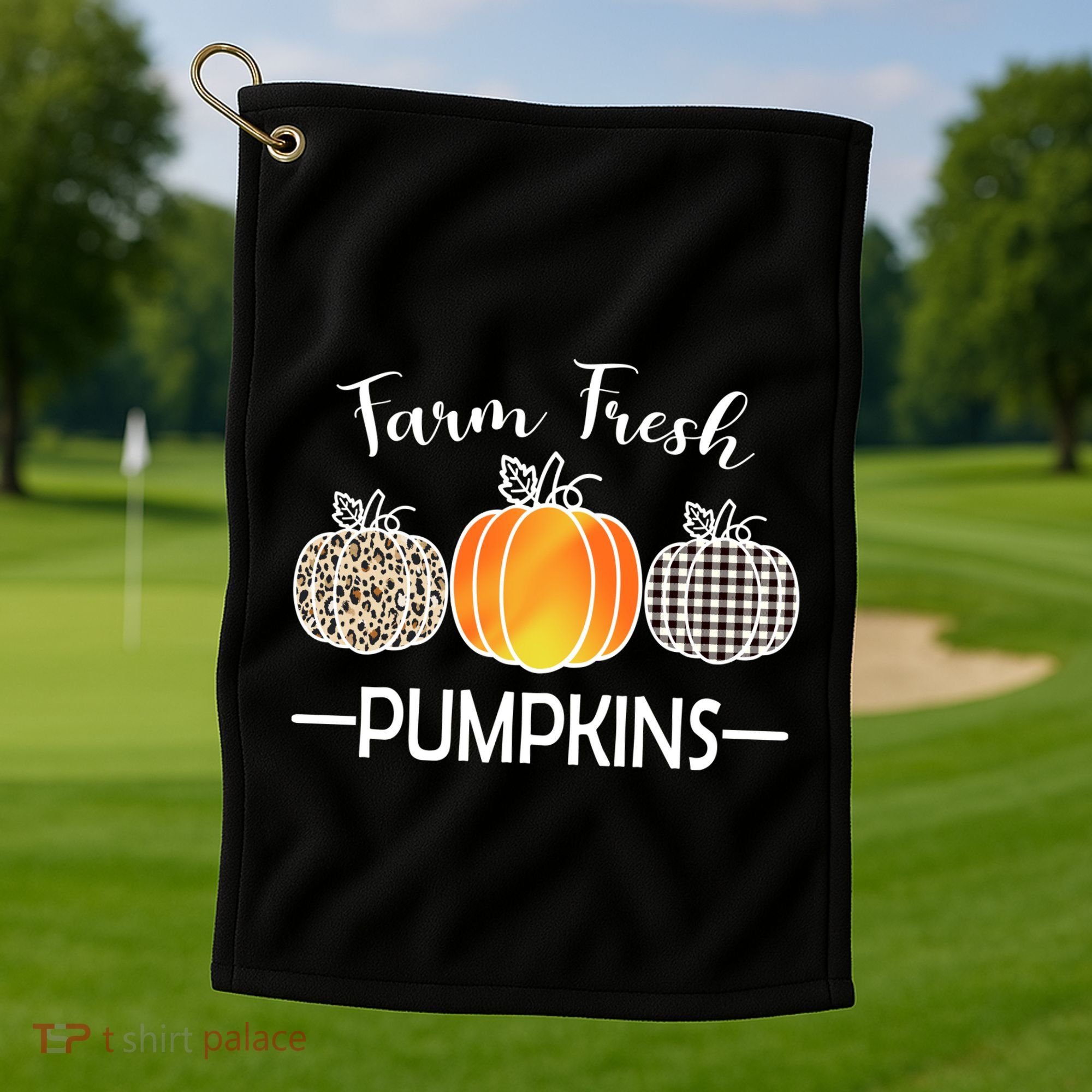 Farm Fresh Pumpkins Golf Towel