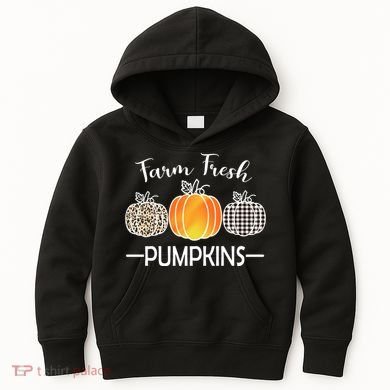 Farm Fresh Pumpkins Kids Hoodie