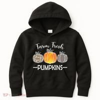 Farm Fresh Pumpkins Kids Hoodie thumb 0