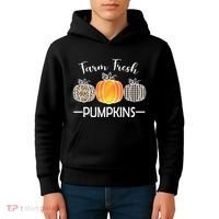Farm Fresh Pumpkins Kids Hoodie thumb 4