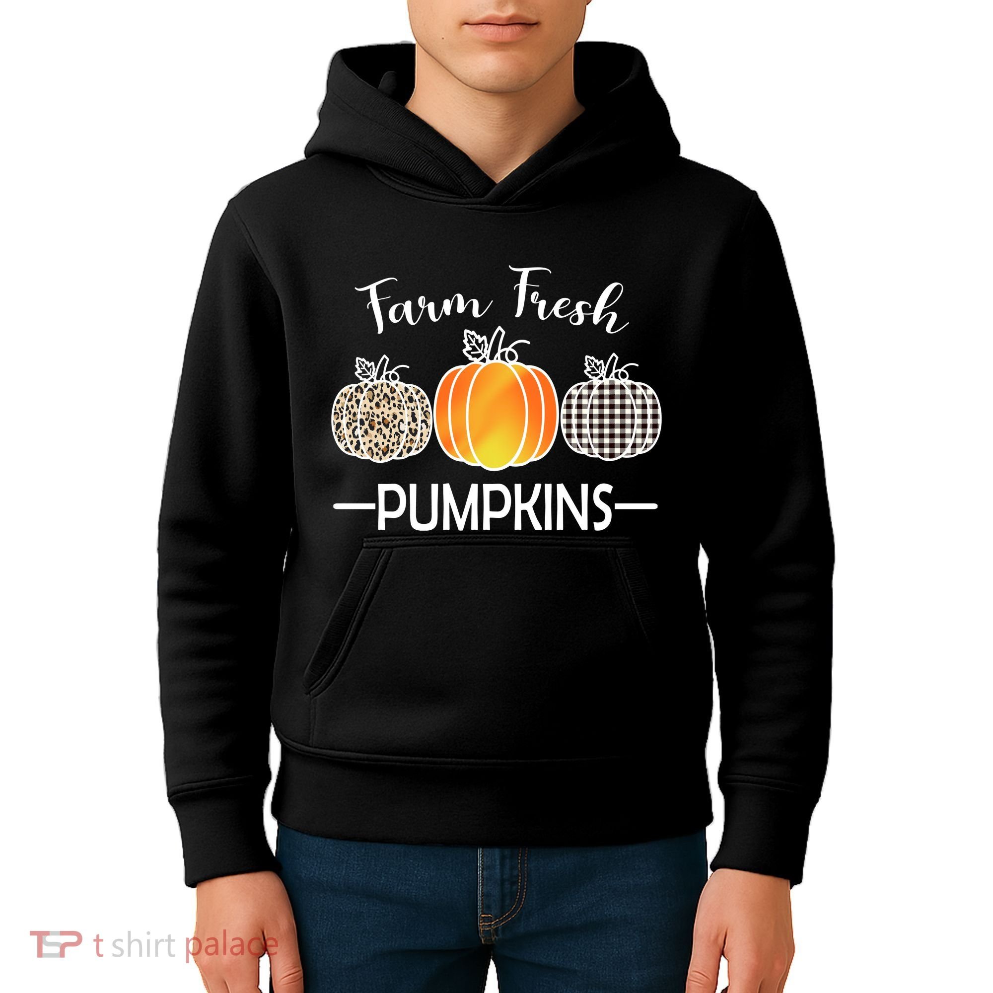 Farm Fresh Pumpkins Kids Hoodie