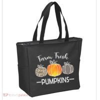 Farm Fresh Pumpkins Tote Bag thumb 2