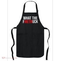 Funny Fireman Quote What The Firetruck For Firefighter Apron thumb 0