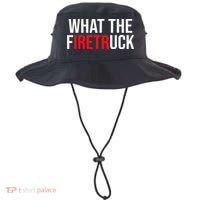 Funny Fireman Quote What The Firetruck For Firefighter Bucket Hat thumb 0
