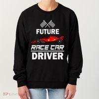 Funny Future Race Car Driver Racing Women's Sweatshirt thumb 0
