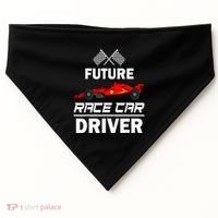 Funny Future Race Car Driver Racing USA-Made Doggie Bandana thumb 0