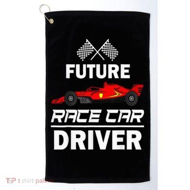 Funny Future Race Car Driver Racing Golf Towel