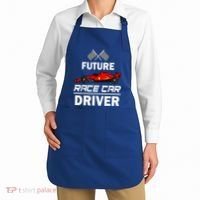 Funny Future Race Car Driver Racing Apron thumb 2
