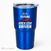 Funny Future Race Car Driver Racing Tumbler thumb 0