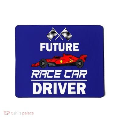 Funny Future Race Car Driver Racing Mousepad