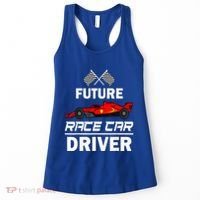 Funny Future Race Car Driver Racing Women's Tank Top thumb 0