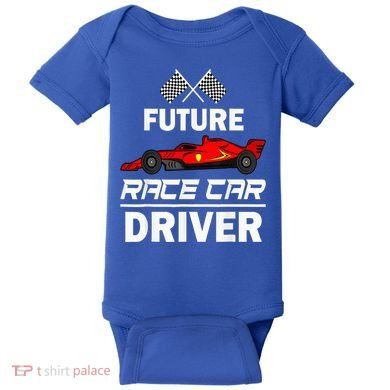 Funny Future Race Car Driver Racing Baby Bodysuit