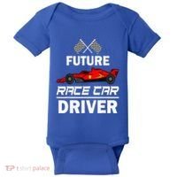 Funny Future Race Car Driver Racing Baby Bodysuit thumb 0