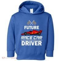Funny Future Race Car Driver Racing Toddler Hoodie thumb 0