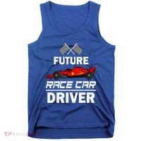 Funny Future Race Car Driver Racing Tank Top thumb 0
