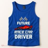 Funny Future Race Car Driver Racing Tank Top thumb 2