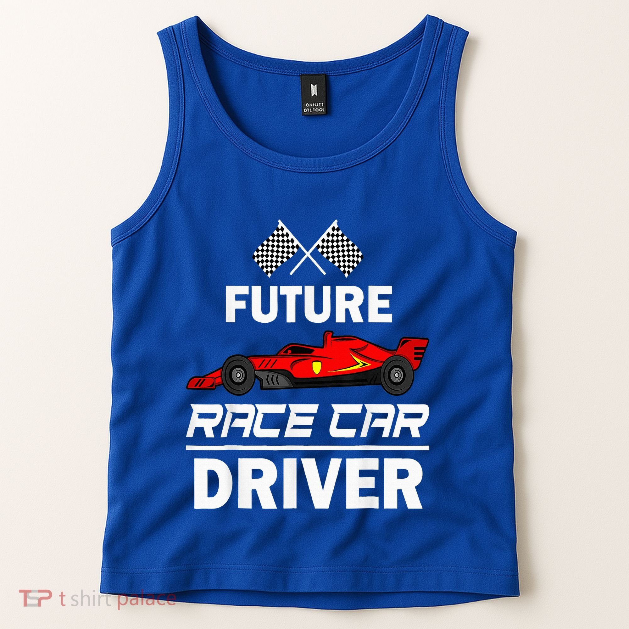 Funny Future Race Car Driver Racing Tank Top