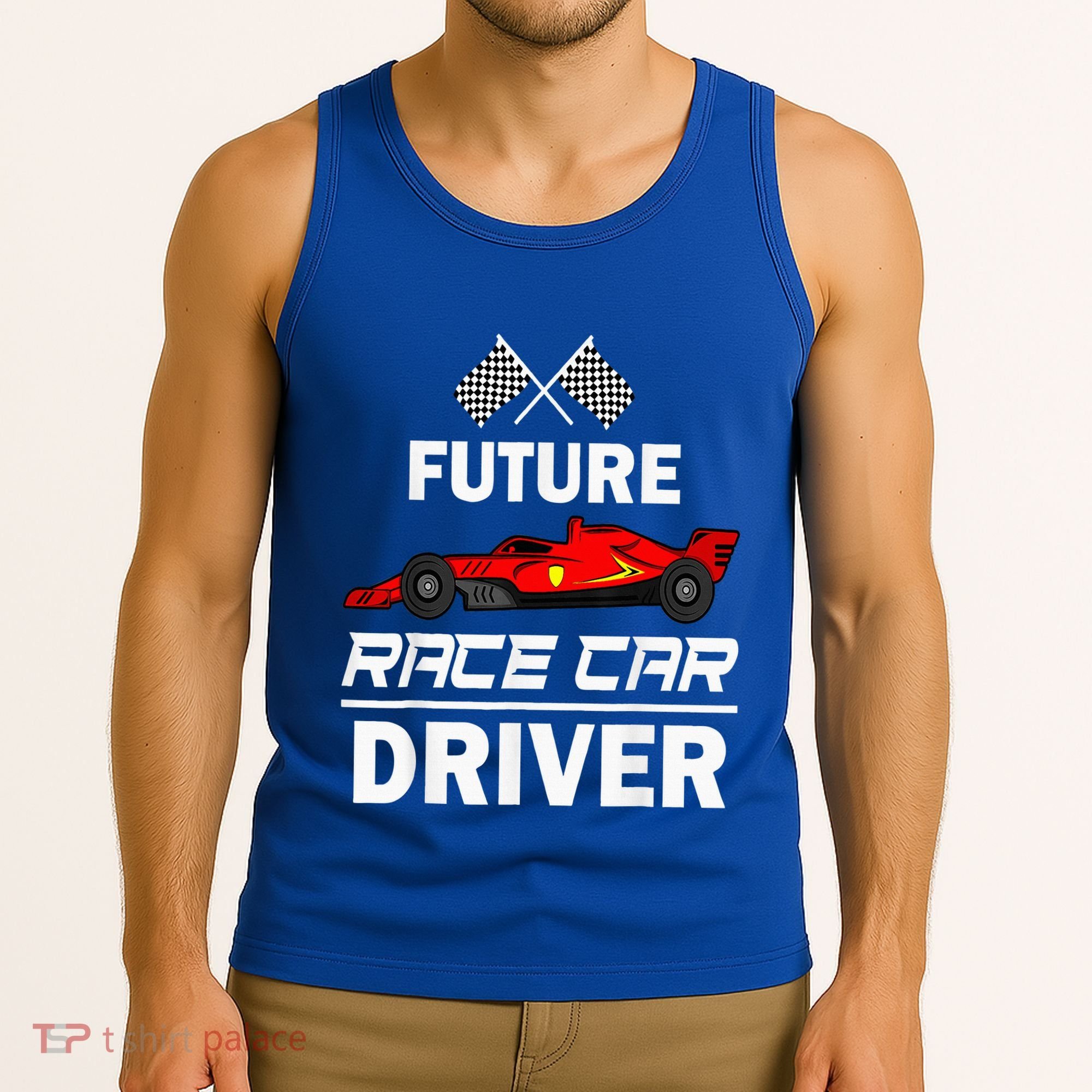 Funny Future Race Car Driver Racing Tank Top