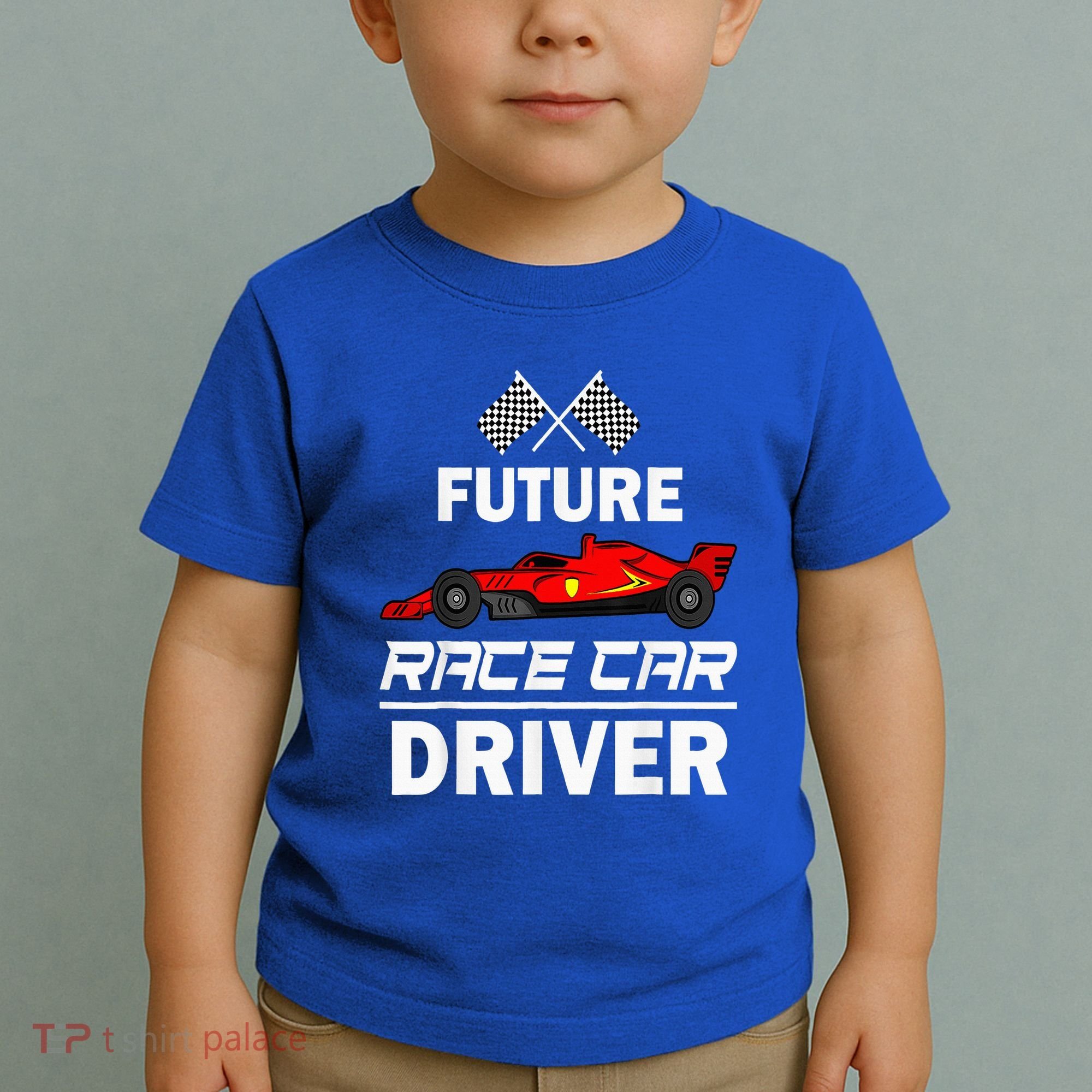 Funny Future Race Car Driver Racing Toddler T-Shirt