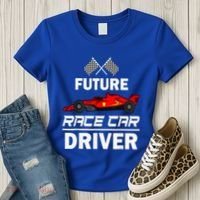 Funny Future Race Car Driver Racing Women's T-Shirt thumb 3