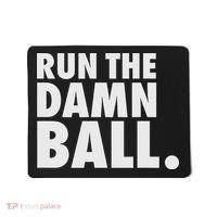 Funny Football Running Back Gift Run The Damn Ball Mousepad thumb 0