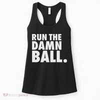 Funny Football Running Back Gift Run The Damn Ball Women's Tank Top thumb 0
