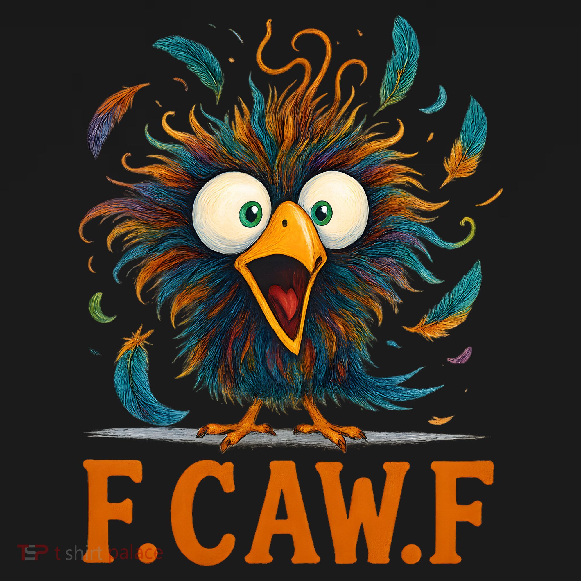 F-Caw-F Funny Rooster Chicken Clucking Meme Backpack