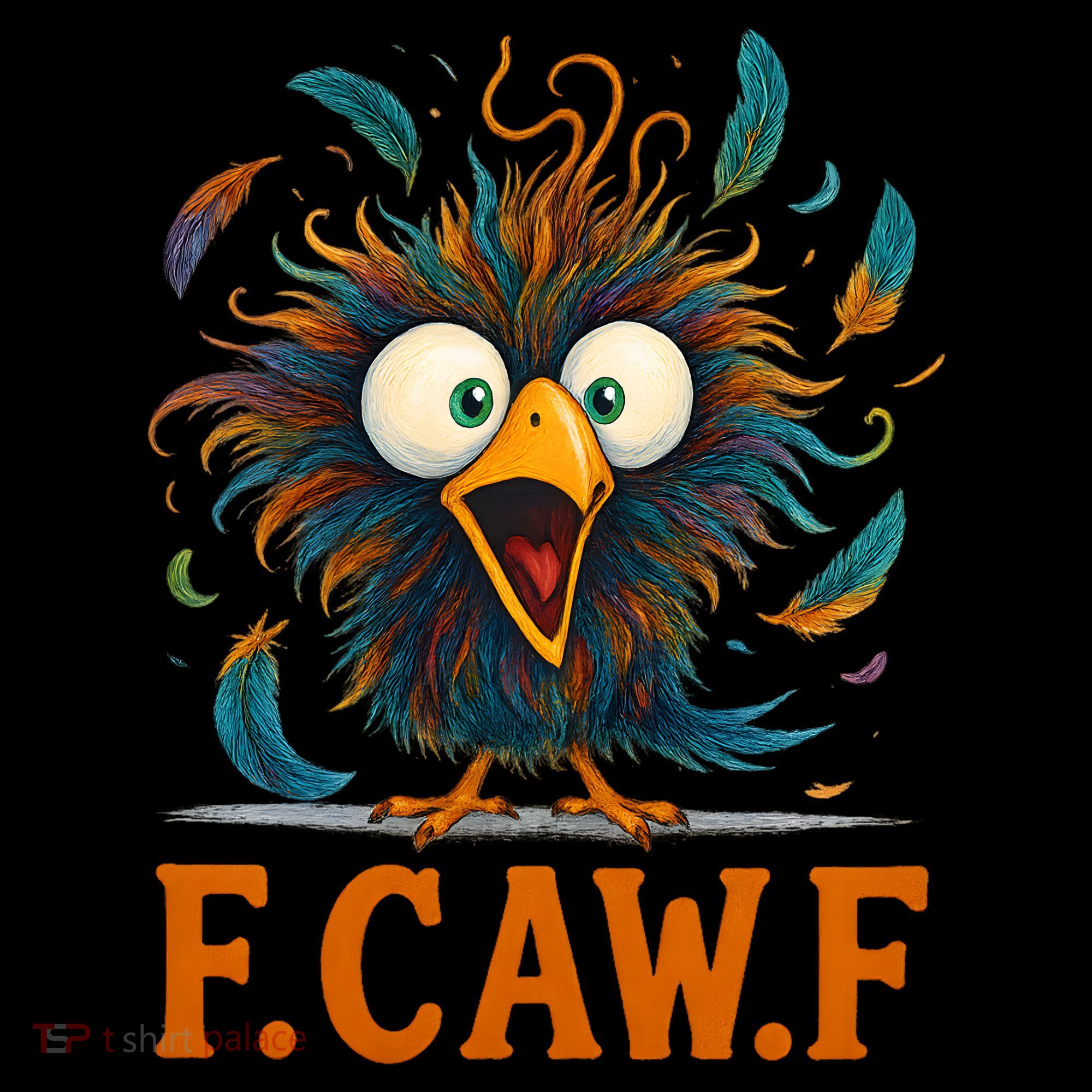F-Caw-F Funny Rooster Chicken Clucking Meme Coffee Mug