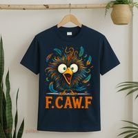 F-Caw-F Funny Rooster Chicken Clucking Meme T-Shirt thumb 2