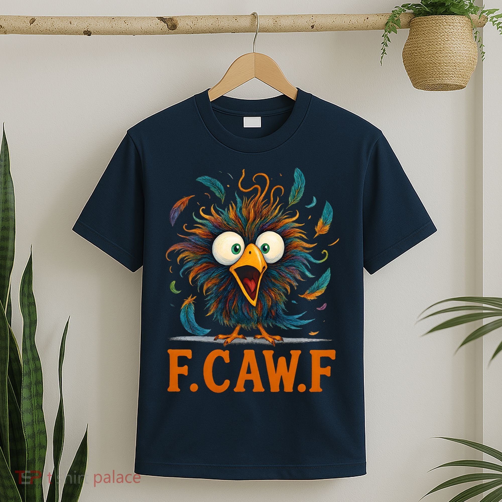 F-Caw-F Funny Rooster Chicken Clucking Meme T-Shirt